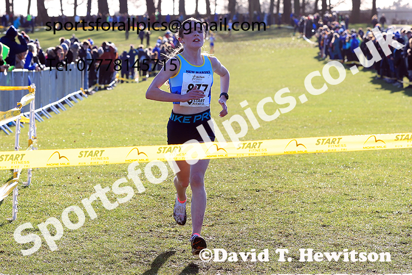 Girls under-15s 2025 Northern Cross Country Champs, Tatton Park, Knutsford, Cheshire. Photo: David T. Hewitson/Sports for All Pics